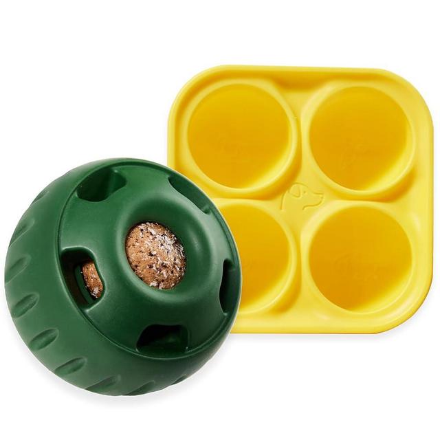WOOF Pupsicle and Treat Tray - Long-Lasting Interactive Dog Toys for Boredom and Silicone Treat Mold for Dog Treats - Reusable, Dishwasher Safe - Dog Toys For XL Dogs 75 lbs and Up