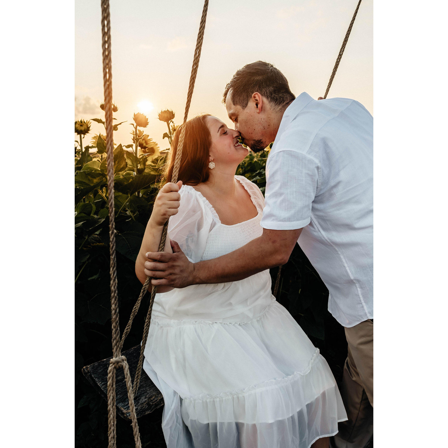 Part of our engagement shoot at Gust Brother's Flower and Produce Farm - where we had one of our most memorable dates.