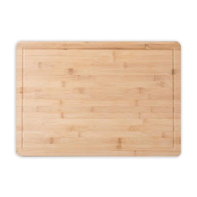 Better Houseware Bamboo Cutting Board with Well in Beige