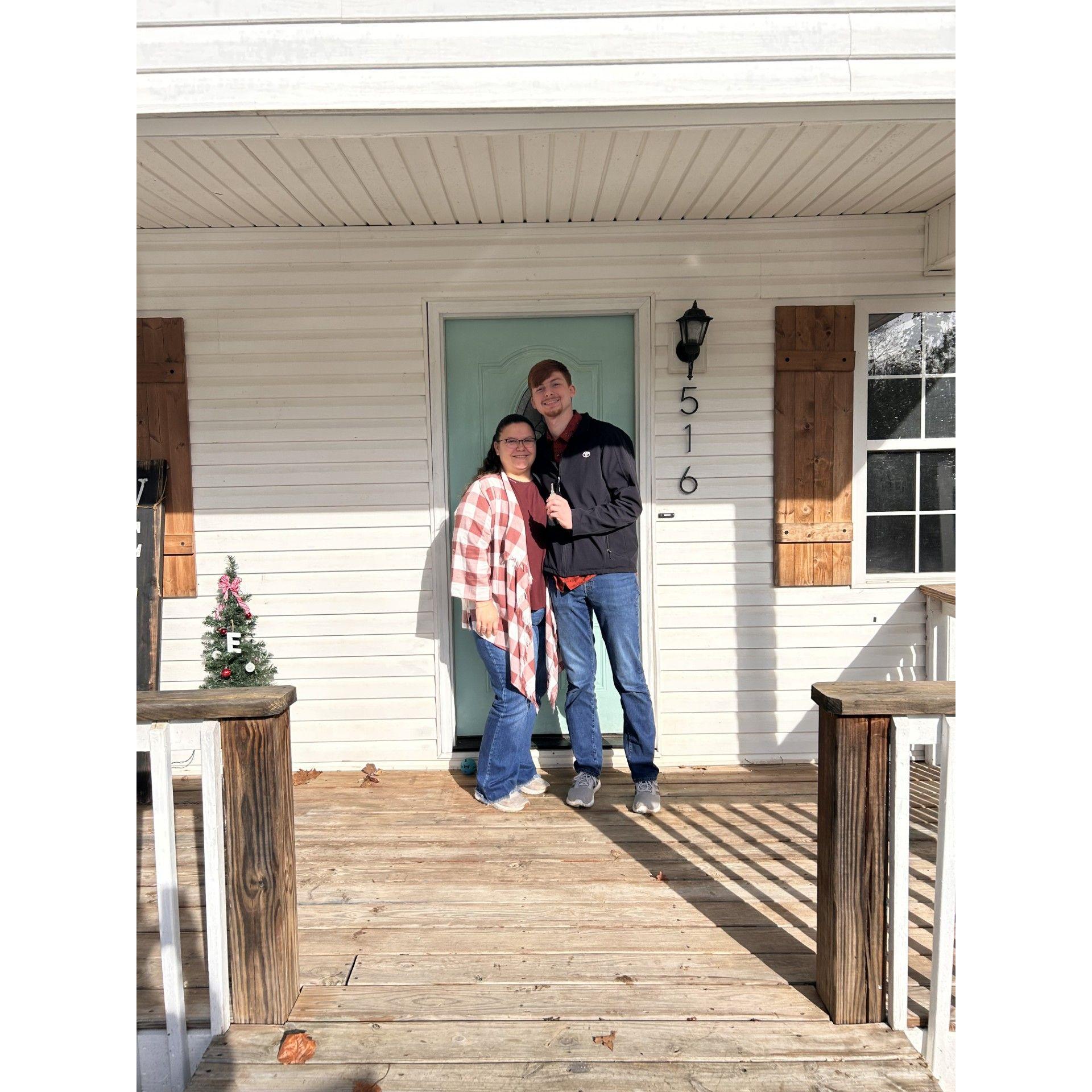Taken outside of our house we purchased in November 2024.