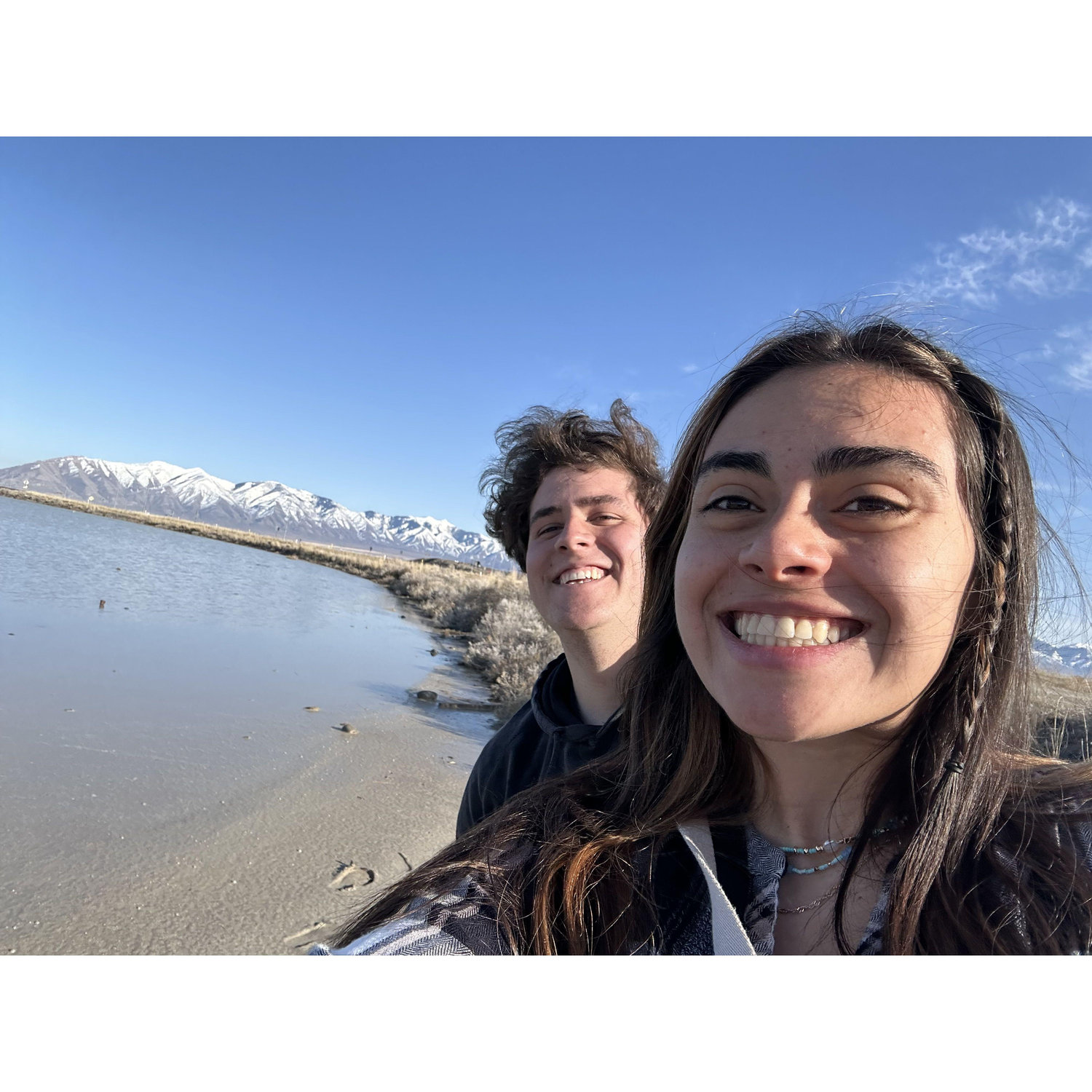 Day trip up to Salt Lake and went out and saw some of the salt flats