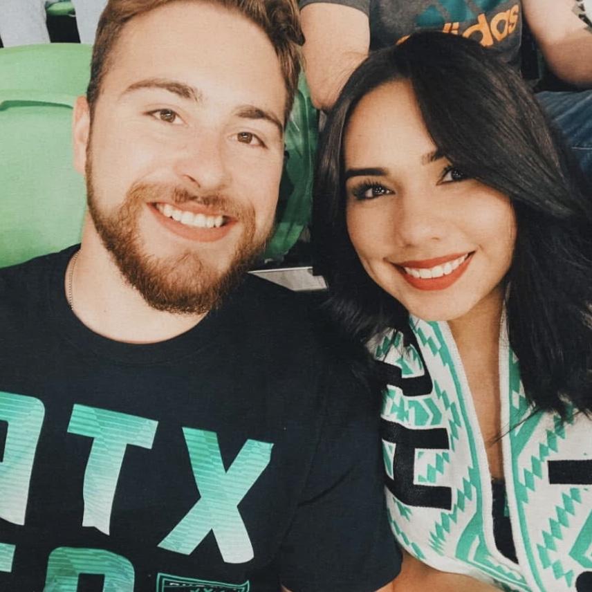 Our first Austin FC game🤍💚