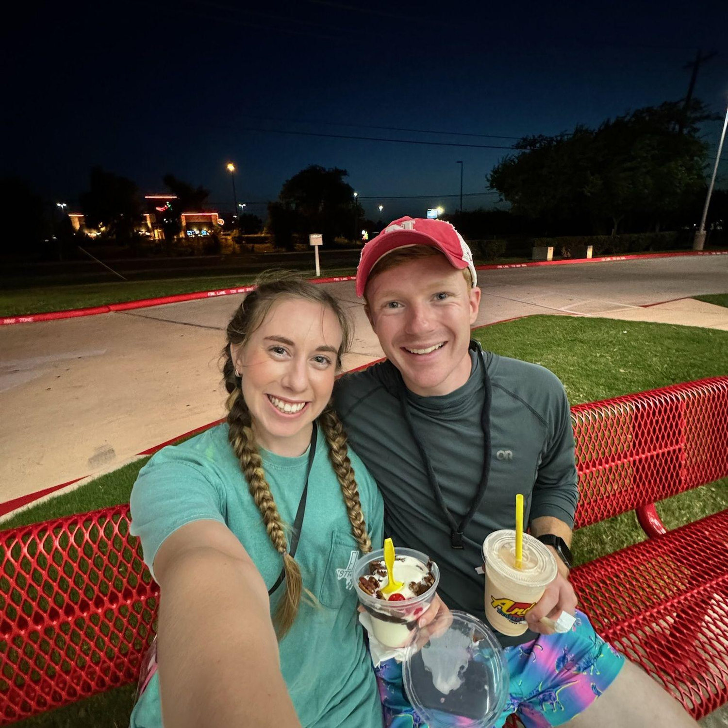 One of our first dates