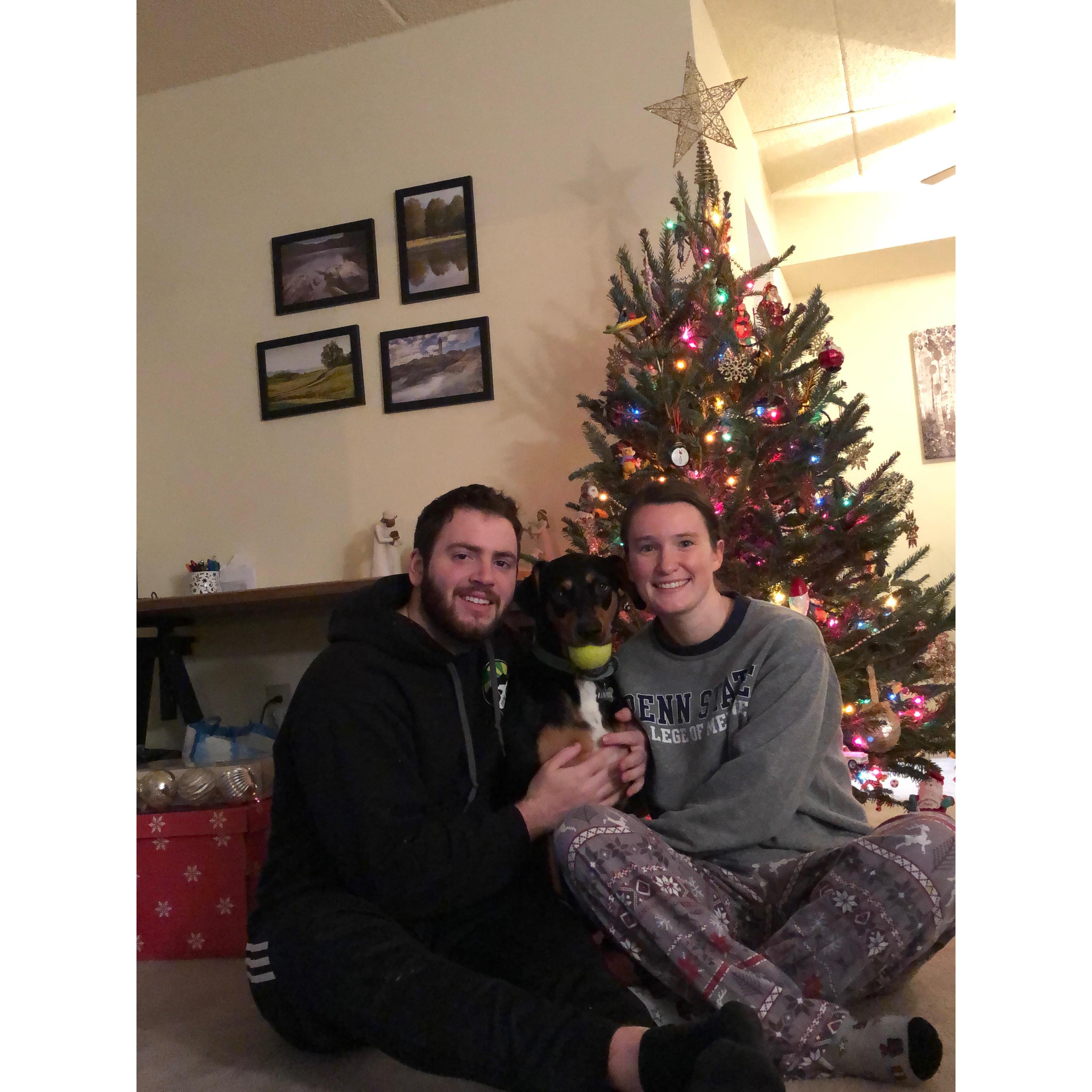 Our first Christmas tree together!