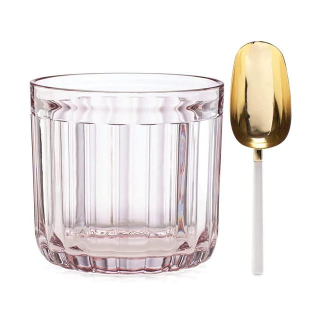 Kate Spade Park Circle Ice Bucket, 6.70 LB, Pink