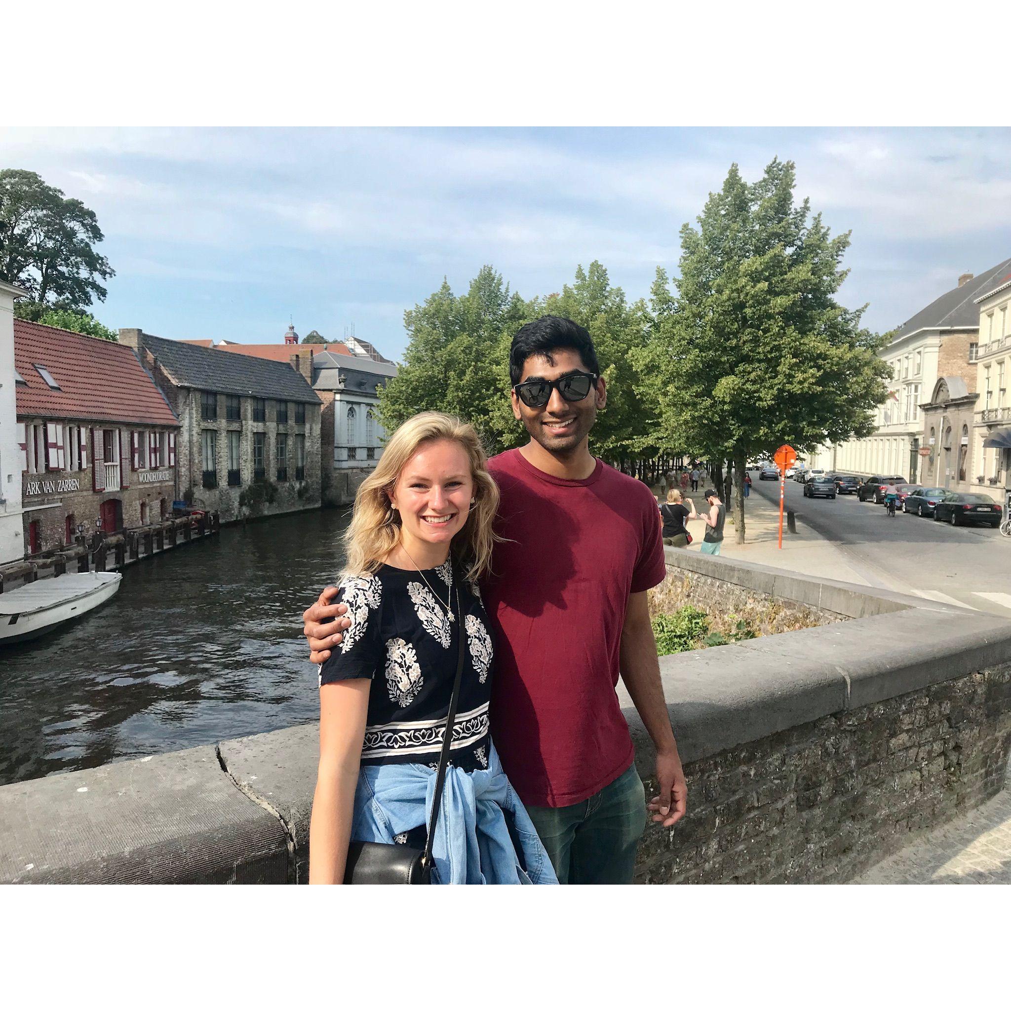 Our first international trip! Somewhere in Belgium - June 2018