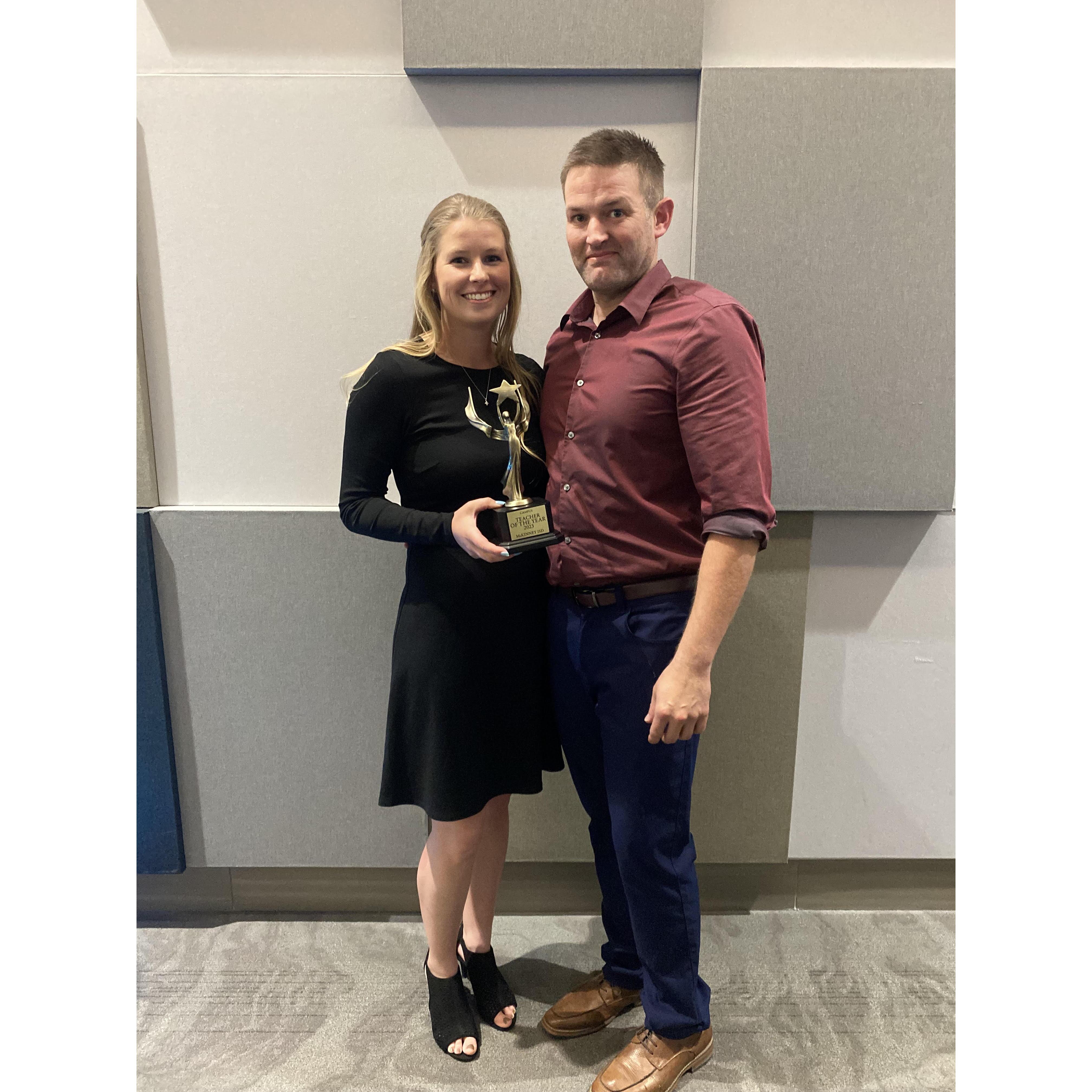 Teacher of the year ceremony- 2023