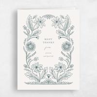 Blue Wedding Thank You - Desrosiers Portrait