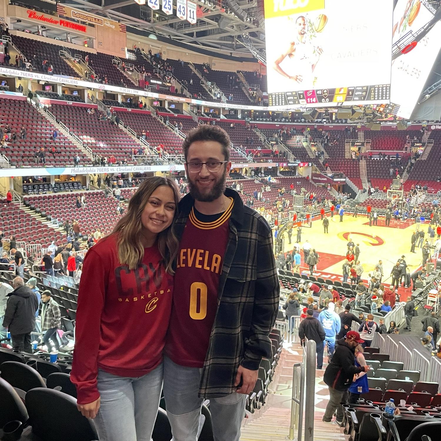 We enjoy a good Cavs game.