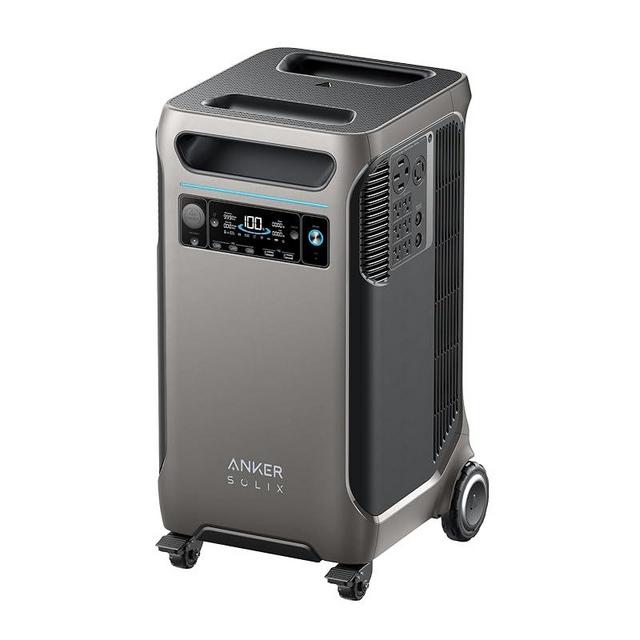 Anker SOLIX F3800 Portable Power Station, 3840Wh, LiFePO4 Batteries, Ultra-High 6000W AC Output with 120V/240V, Solar Generator for Home Backup, RVs, Emergencies, Power Outages, and Outdoor Camping