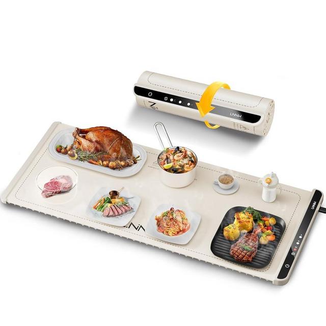 Extra Large Food Warming Mat, 36x15 Inch Electric Heating Tray for Parties, Buffets, and Family Gatherings