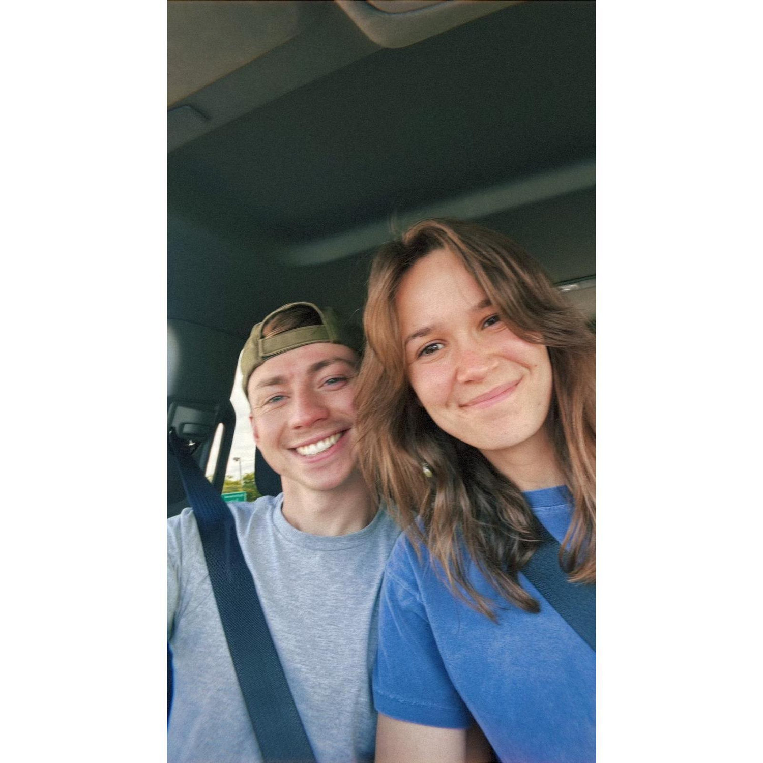 Right before Will proposed... after we got flung off of our bike into the mud