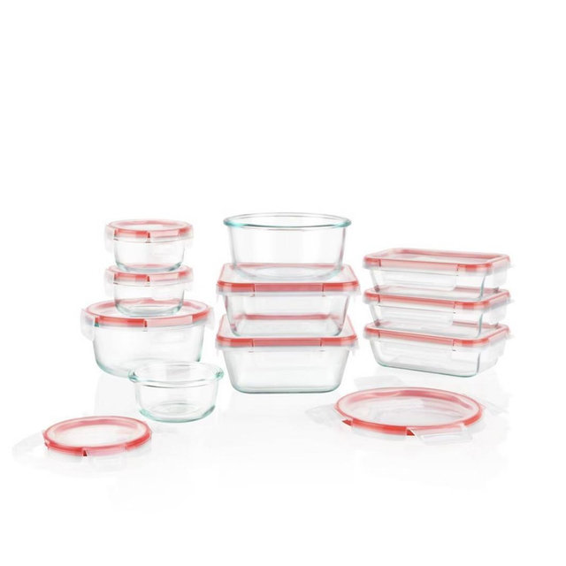 Pyrex 20pc Glass Freshlock Food Storage Set