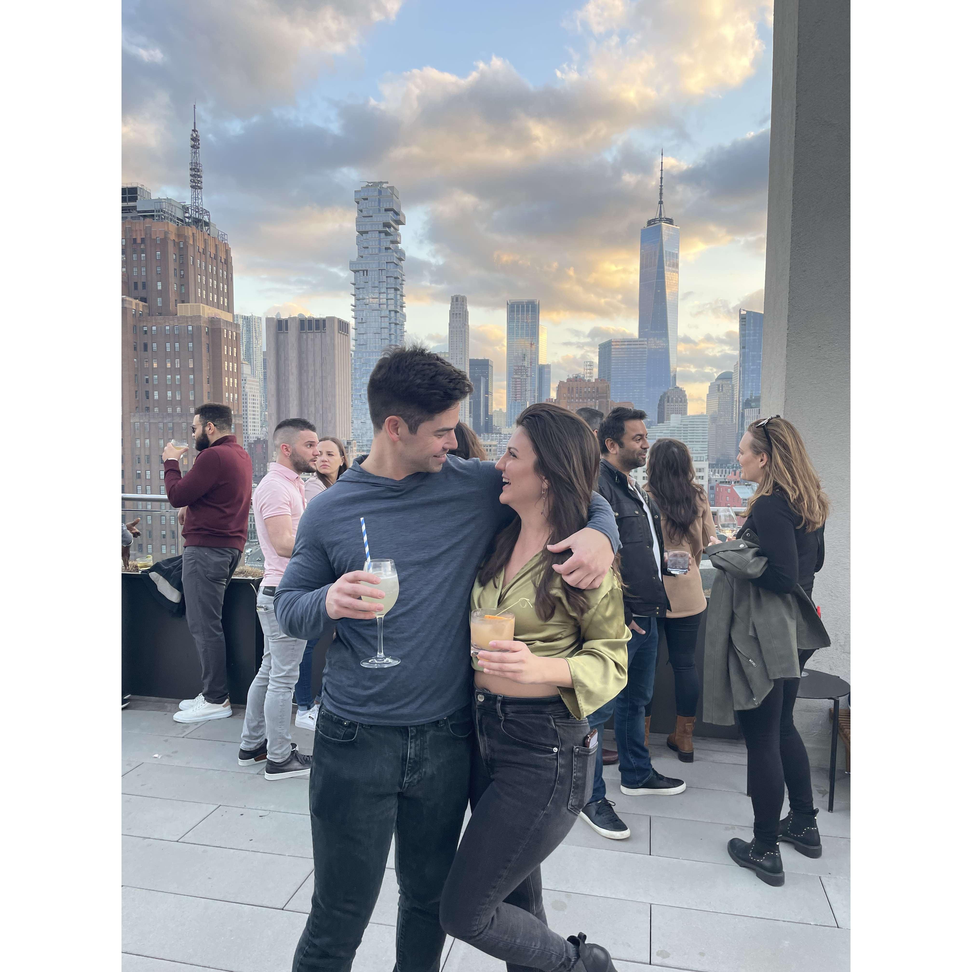 @ the best rooftop ever, The Jimmy, in SoHo