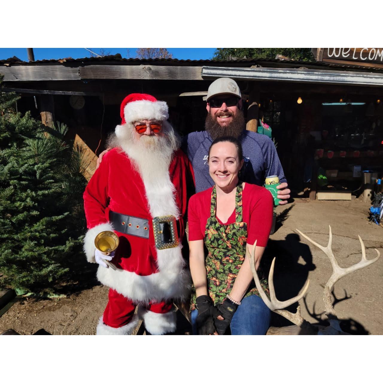 Working the Kelly Christmas tree lot 2021