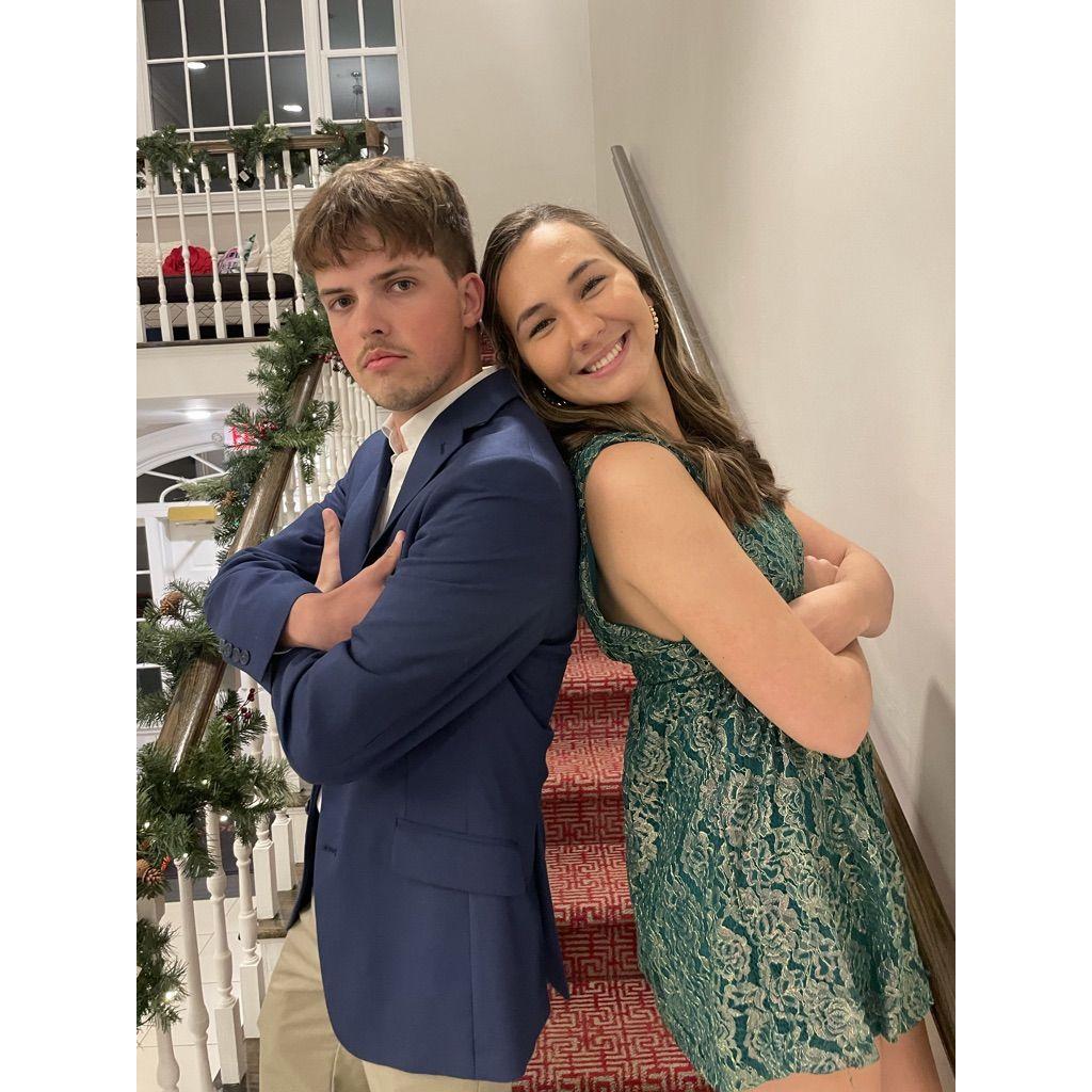 Hawk was a trooper when it came to sorority date nights!