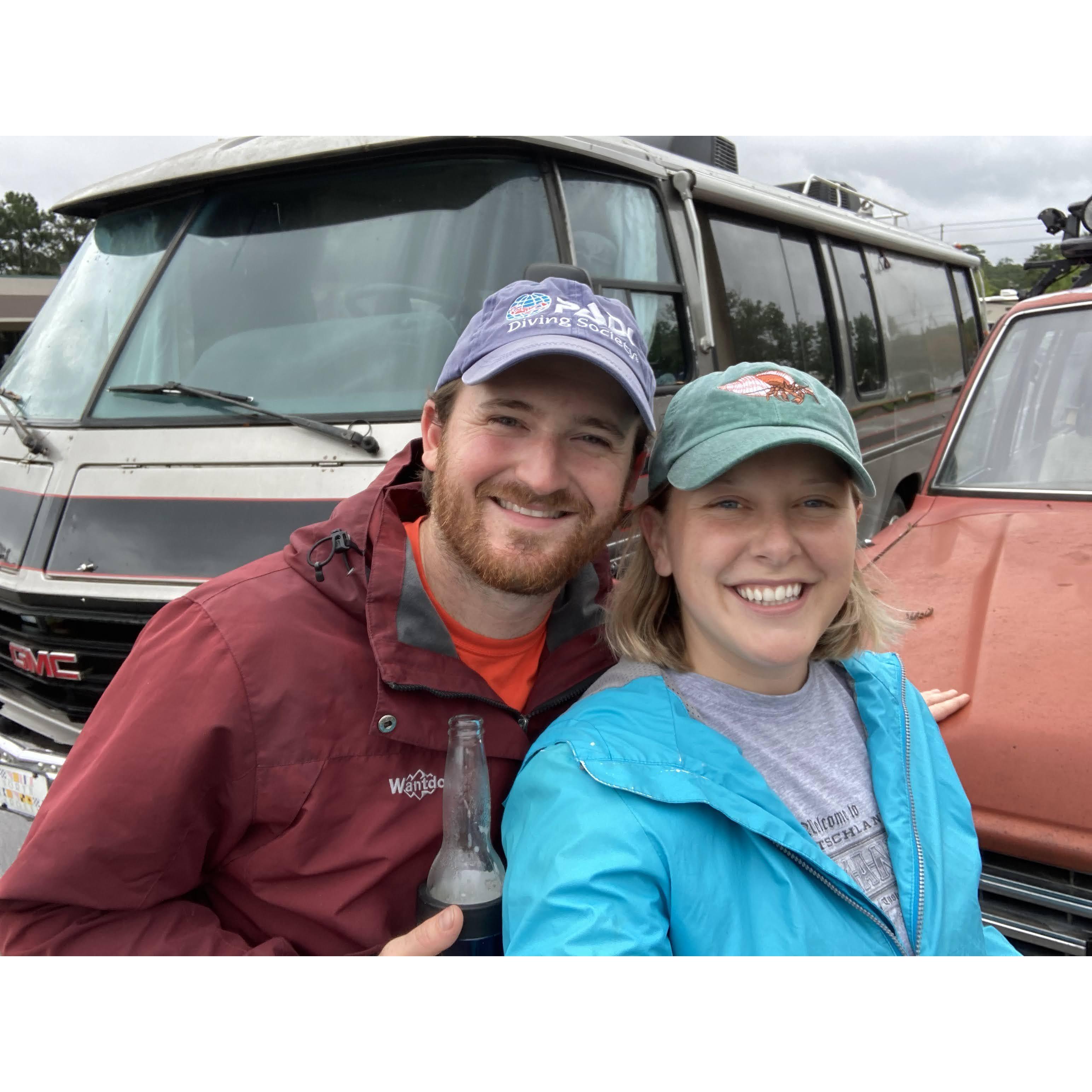 Evacuated from the park for a tropical storm (August 2021)