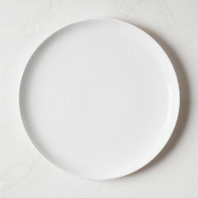 Contact White Dinner Plate