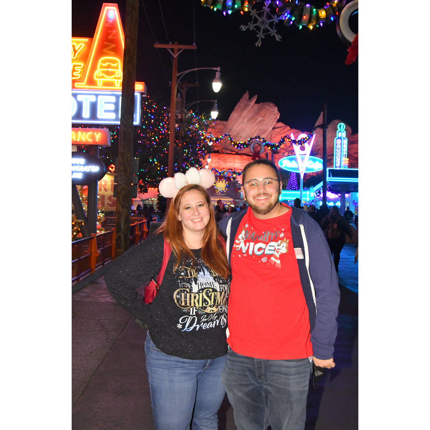 Cars Land is stunning, especially at night