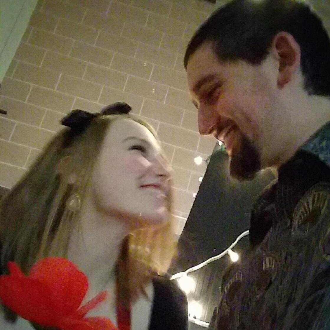 Night on the Town 3.0! (Notice how in each photo we keep getting closer?)