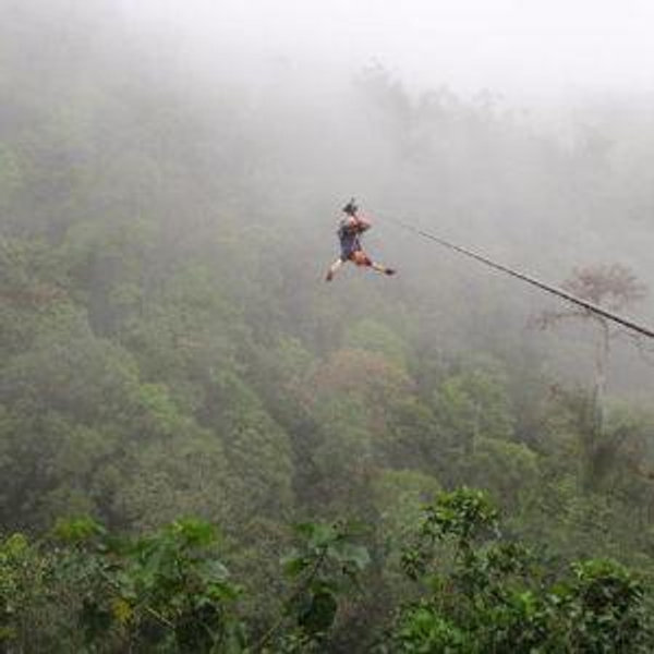 Ziplining Through the Mindo Cloud Forest