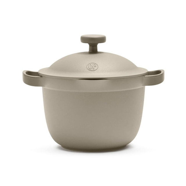 Our Place Petite Perfect Pot | 1.75 Quart Mini Ceramic Nonstick Pot with Lid | Small Grain, Soup & Sauce Pot | Compact, Non-Toxic, Easy-Pour Design | Steam