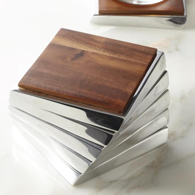 Nambe twist coaster set