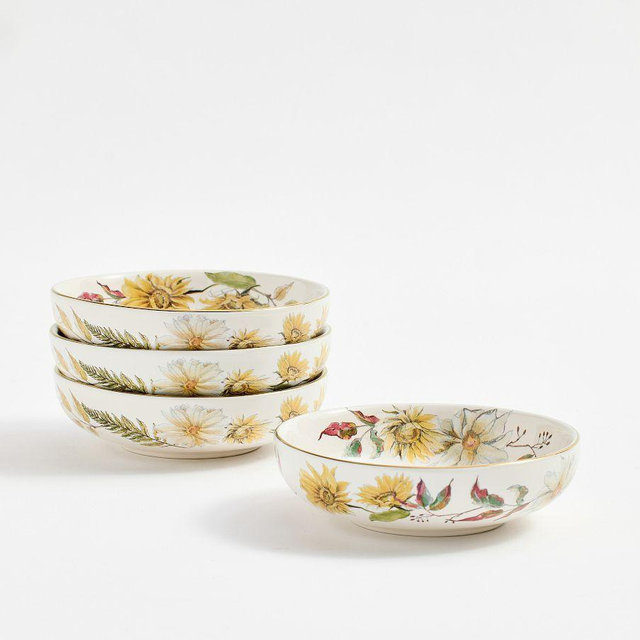 Bedford Harvest Stoneware Dip Bowls, Set of 4 - Multi