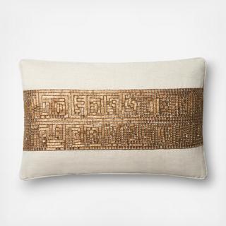 Grecian Beaded Pillow