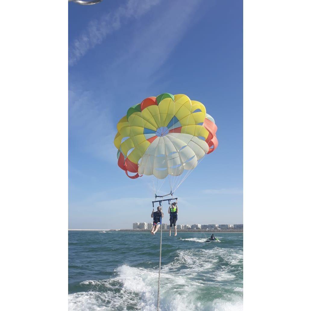 Parasailing in Muscat, Oman