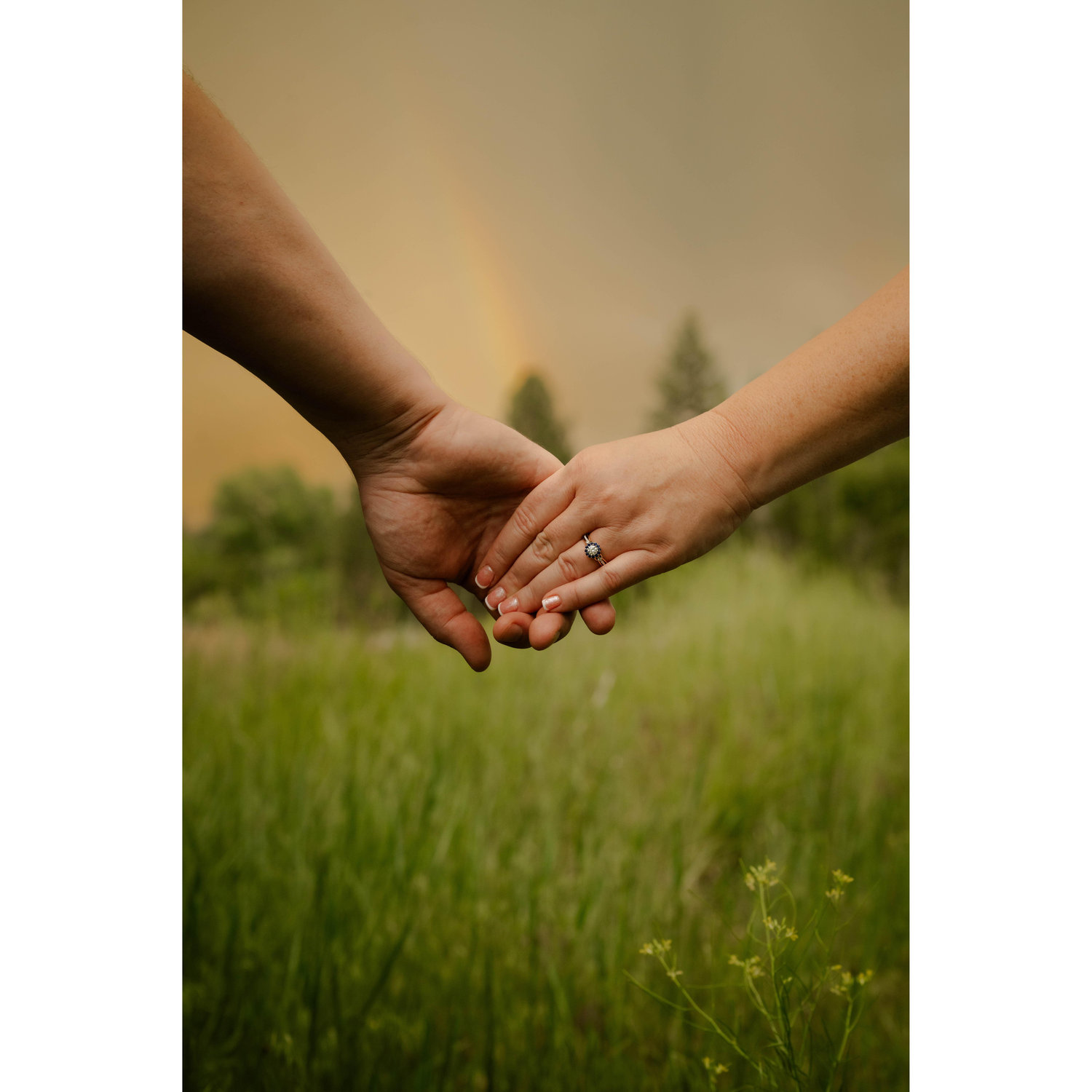 Engagement Photo Shoot (with rainbow) - June 2025