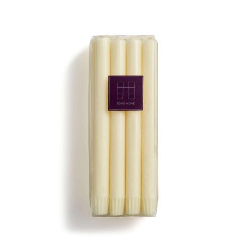 Ivory Dinner Candles, Set of 12