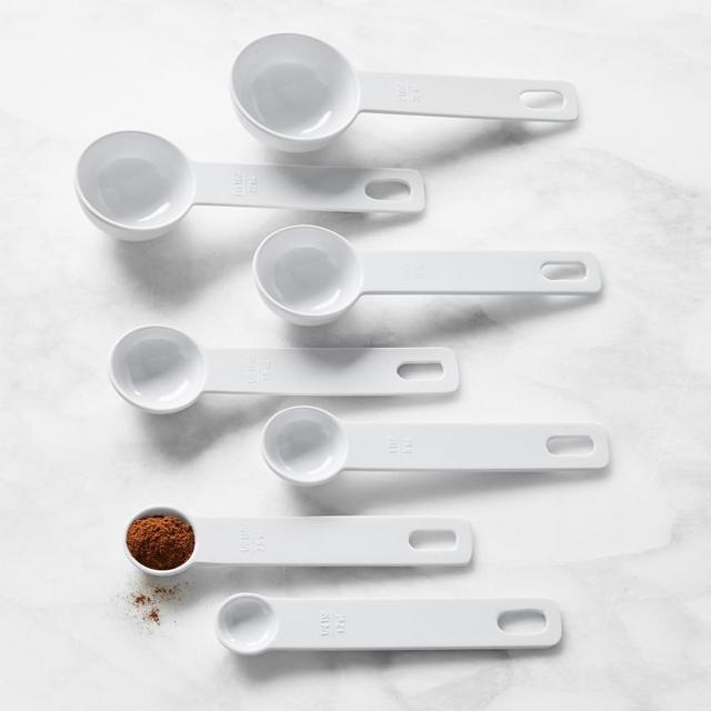 Williams Sonoma Round Melamine Measuring Spoons, Set of 7