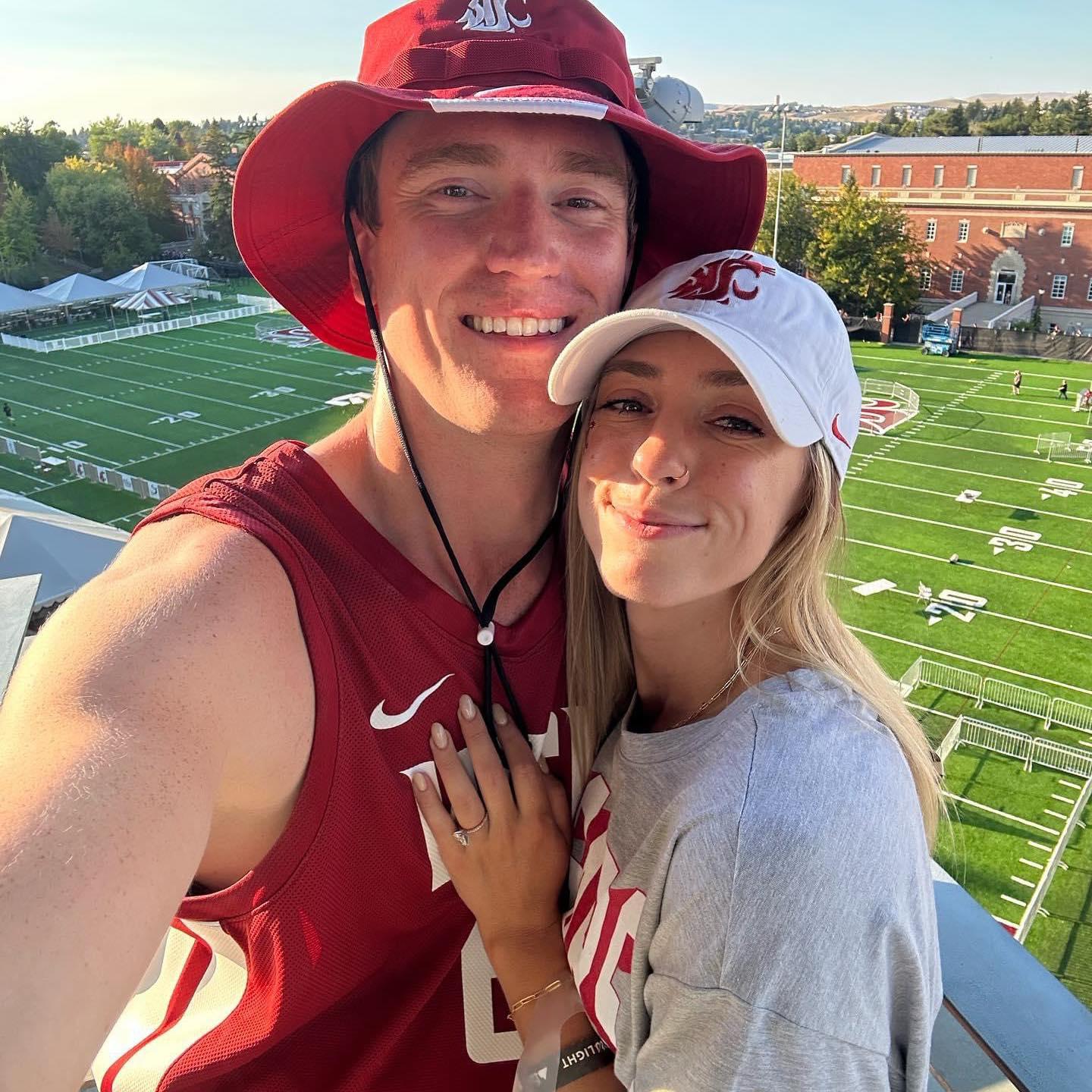 GO COUGS! John flew us for our first trip to Pullman together.