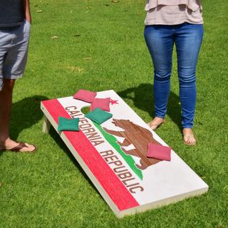 12-Piece State Flag Cornhole Game Set, Regulation Size