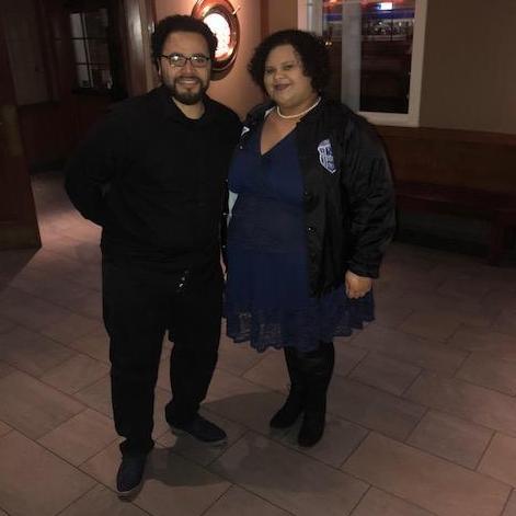 January 16, 2018 - The night we got engaged. But we weren't engaged in this picture 😂