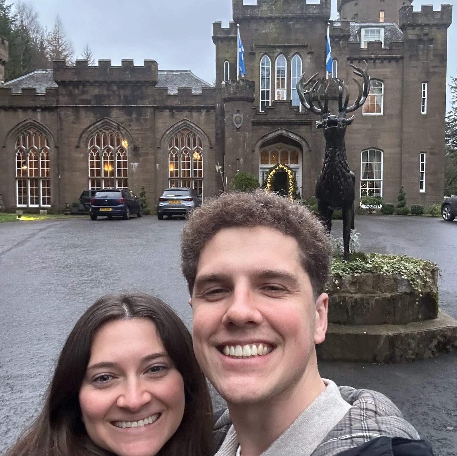 Seeing Drumtochty for the first time!
