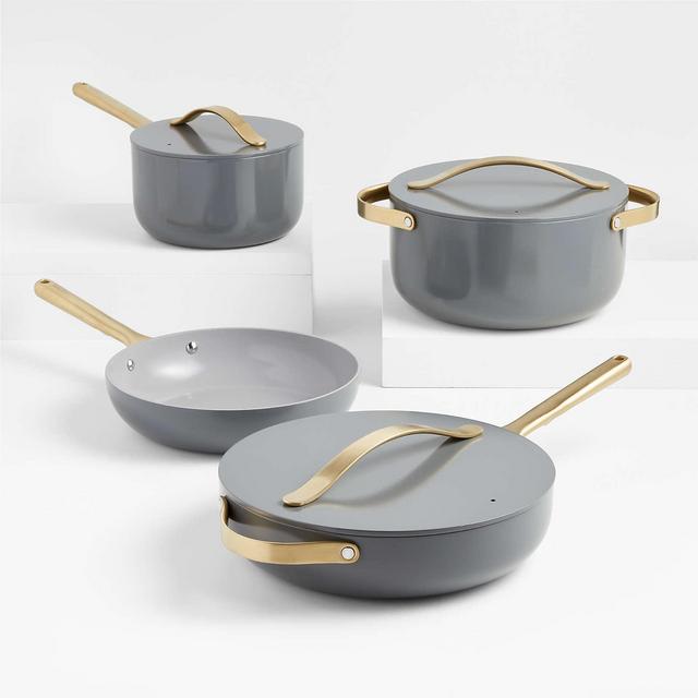 Best Buy: Farberware 10-Piece Cookware Set Stainless-Steel 75653