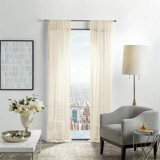 Glacier Sheer Curtain Panel, Set of 2
