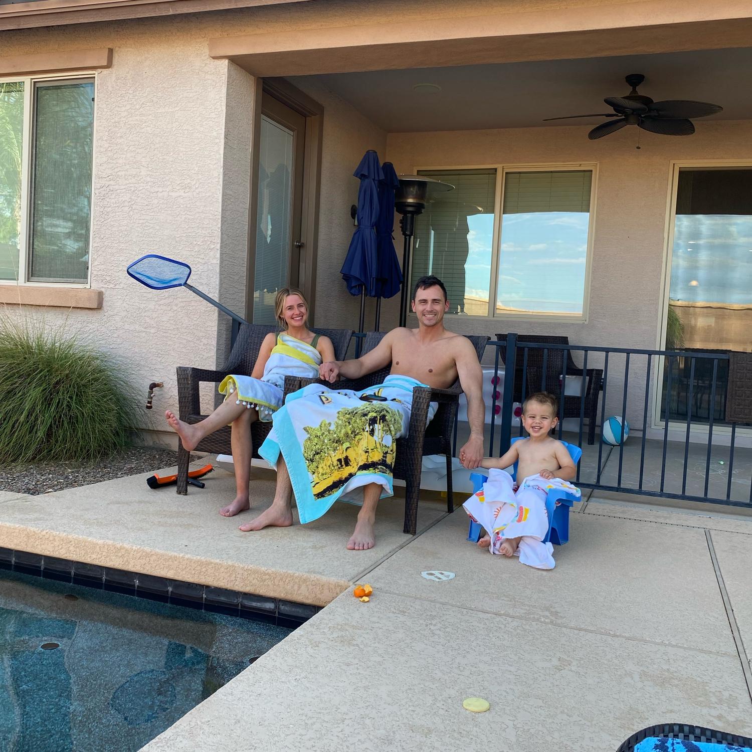 Pool time with Crewser