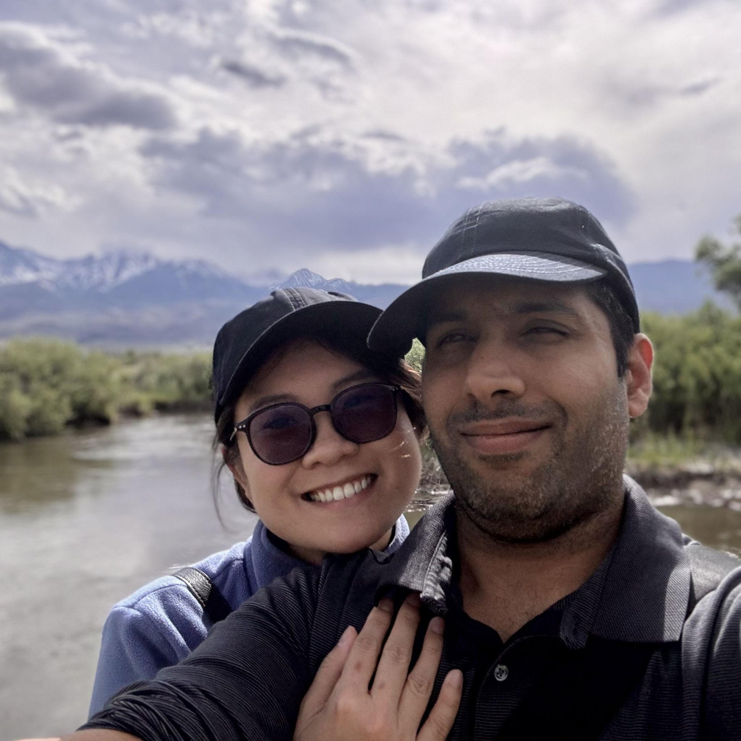 Our random stop with the mountain view during a roadtrip in the Eastern Sierra in California