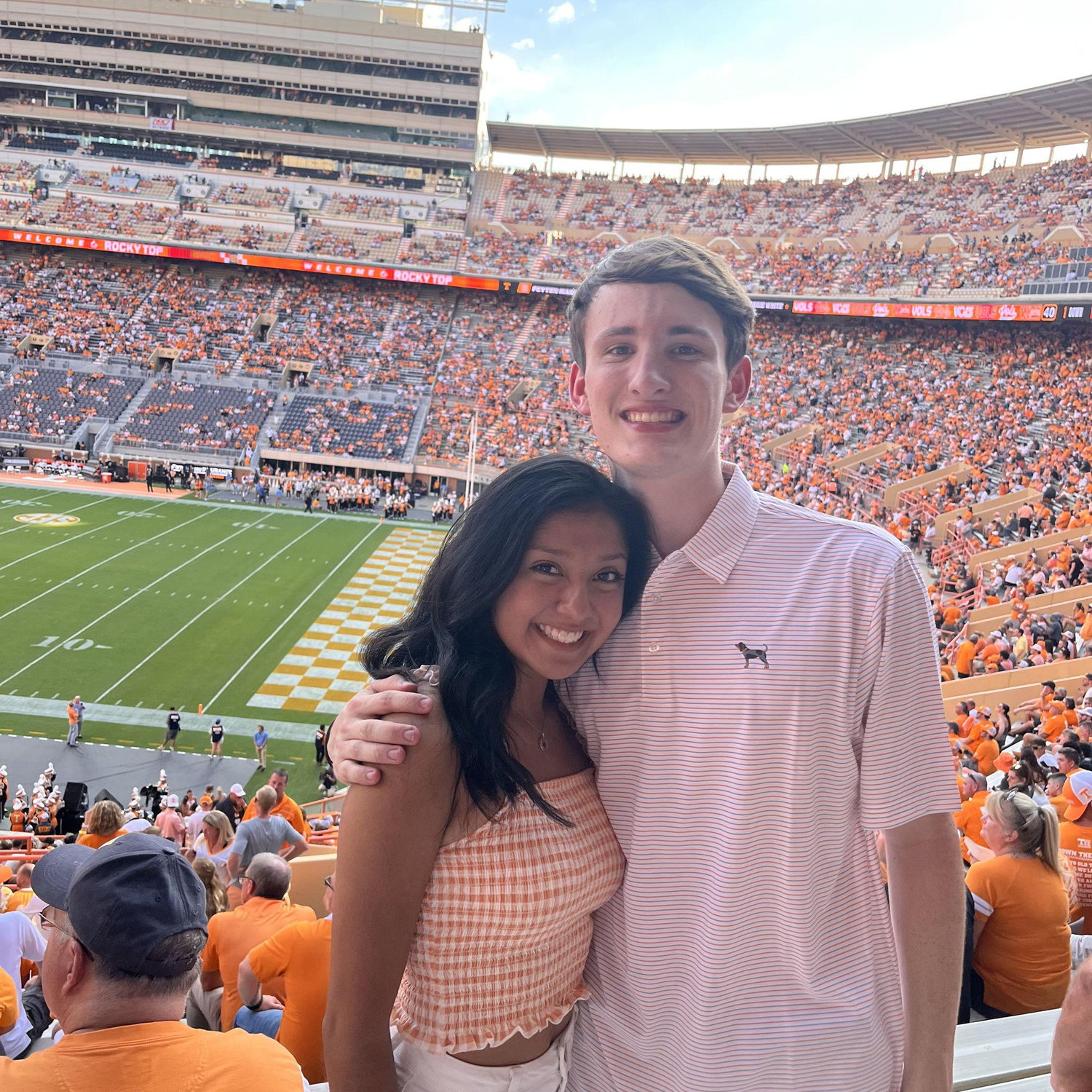 First UT Football game as students!