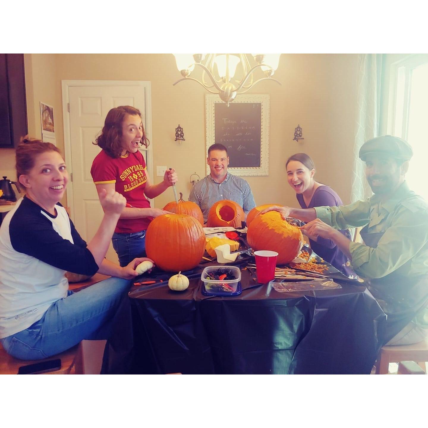 Carving with friends