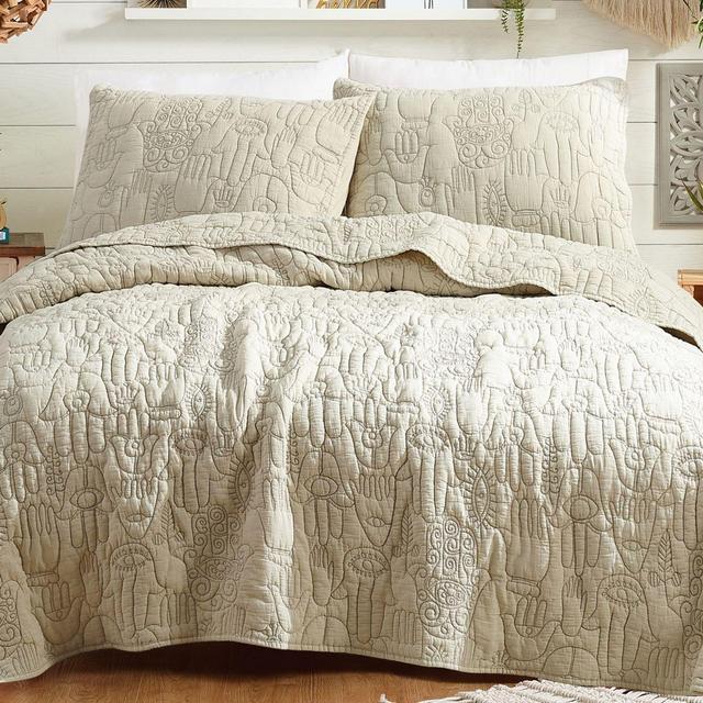 Justina Blakeney Hamsa Quilt Set, Full/Queen