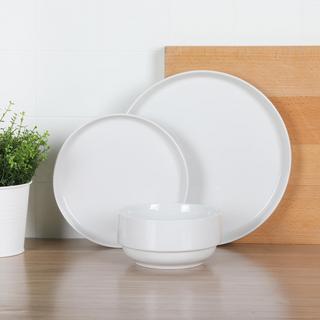 Rothernberg Stackable 18-Piece Dinnerware Set, Service for 6