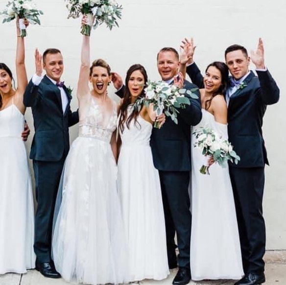 Wouldn't you know it... one of Lindsay's best friends married one of David's best friends. 
We were pumped to be a part of their special day and thankful our paths crossed because of them <3