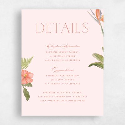 Lightest Blush, Pink Wedding Enclosure - Somrig