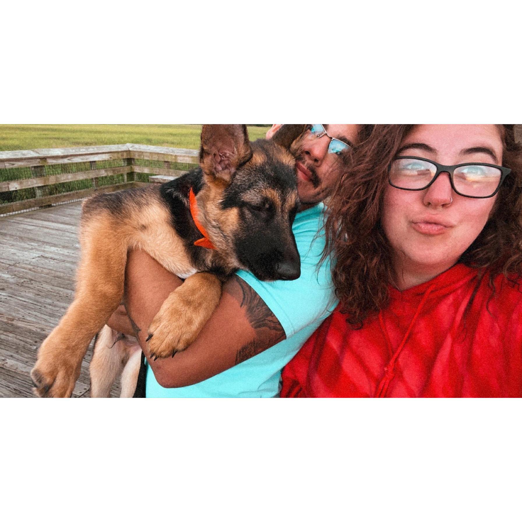 Our Fur baby and first vacation trip to Beaufort!