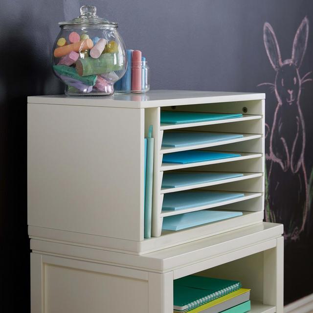 Martha Stewart Crafting Kids' Paper Organizer - Creamy White