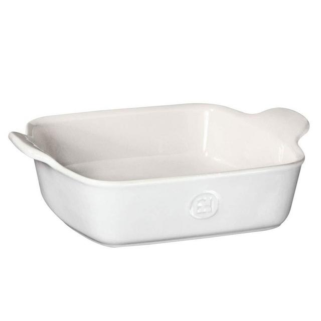 Emile Henry Made In France HR Modern Classics Square Baking Dish 8 x 8" / 2 Qt, White